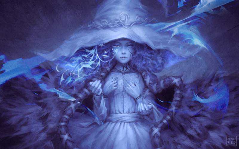ranni the witch (elden ring) drawn by oshred