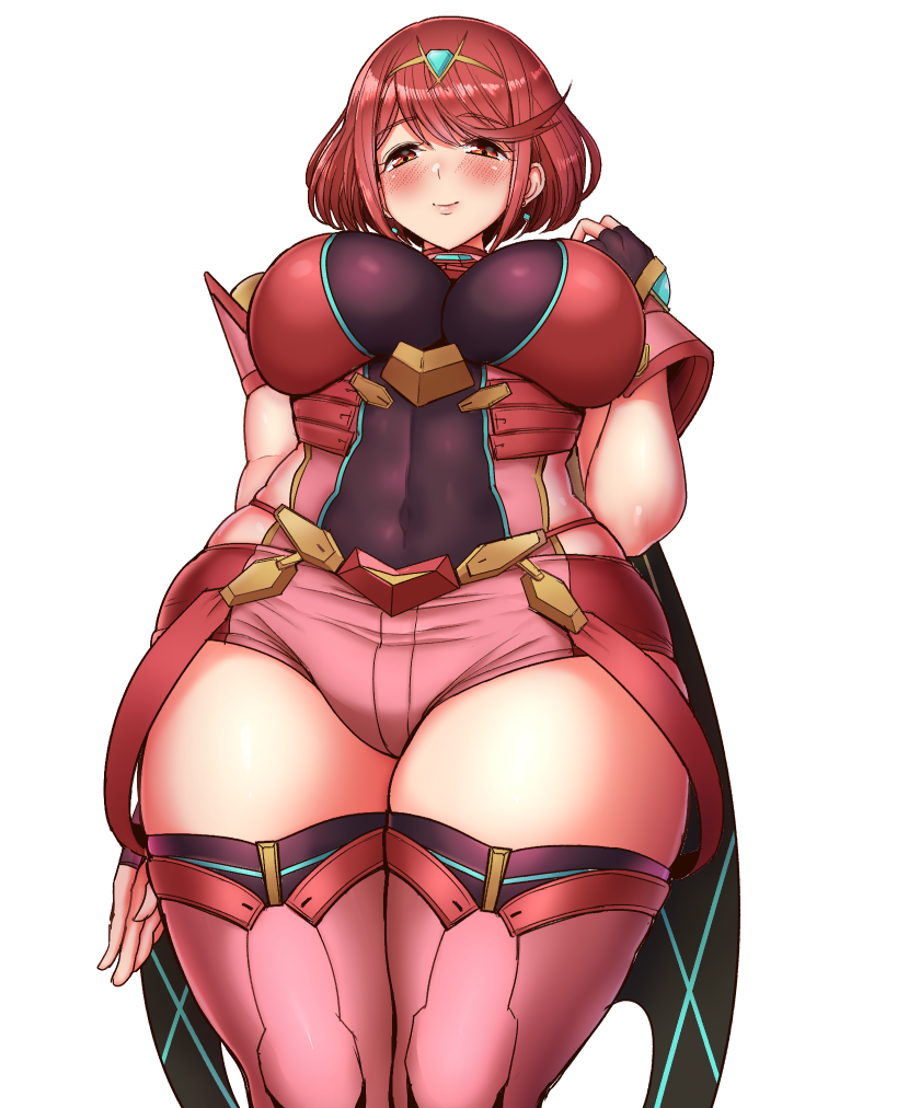 pyra (xenoblade chronicles and 1 more) drawn by tyranu