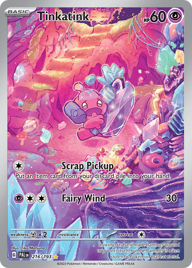 tinkatink (pokemon and 1 more) drawn by matsuno_tika