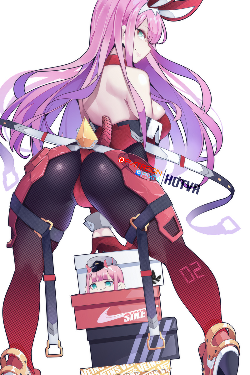 zero two (darling in the franxx) drawn by hot_vr