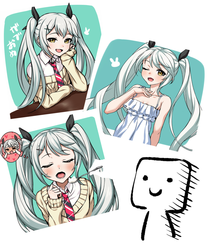 gabriela lotarynska (kakuchou shoujo-kei trinary) drawn by tanaka_gorbachev