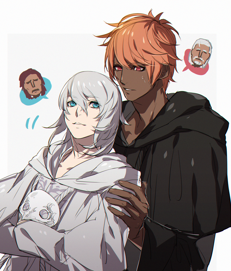 themis and erichthonios (final fantasy and 1 more) drawn by yomo_(ym)