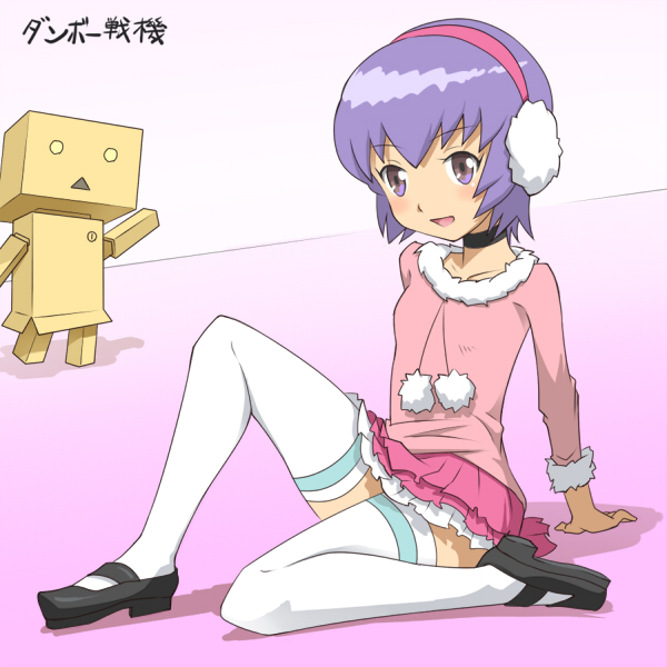 danboo and kawamura ami (yotsubato! and 1 more) drawn by meow_(nekodenki)