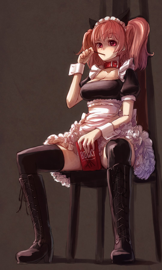 roromiya karuta (inu x boku ss) drawn by nucomas