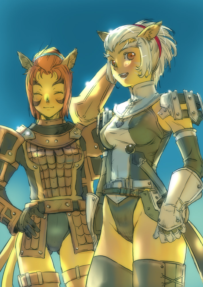 adventurer (final fantasy and 1 more) drawn by branch_(blackrabbits)