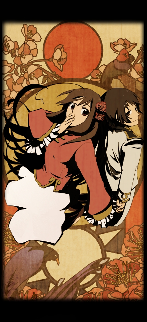japan and taiwan (axis powers hetalia) drawn by 317_(saina)