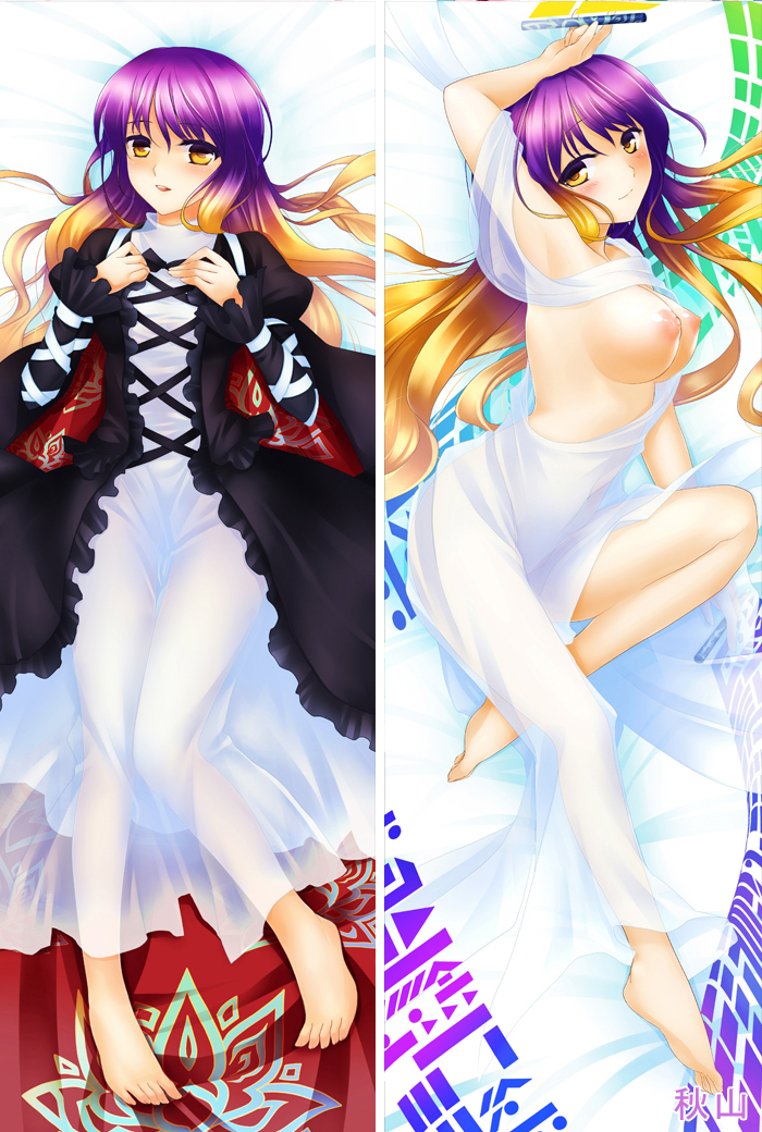 hijiri byakuren (touhou) drawn by akiyama_(dakemakura) and dakemakura-koubou