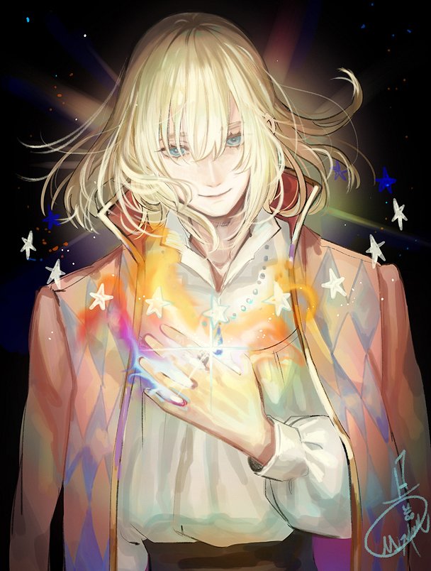 howl pendragon (howl no ugoku shiro) drawn by mizutame_tori