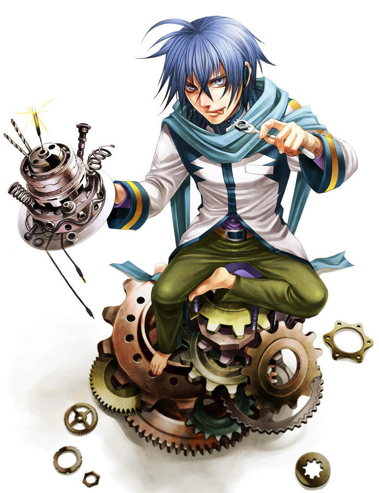 kaito (vocaloid and 1 more) drawn by ujuju