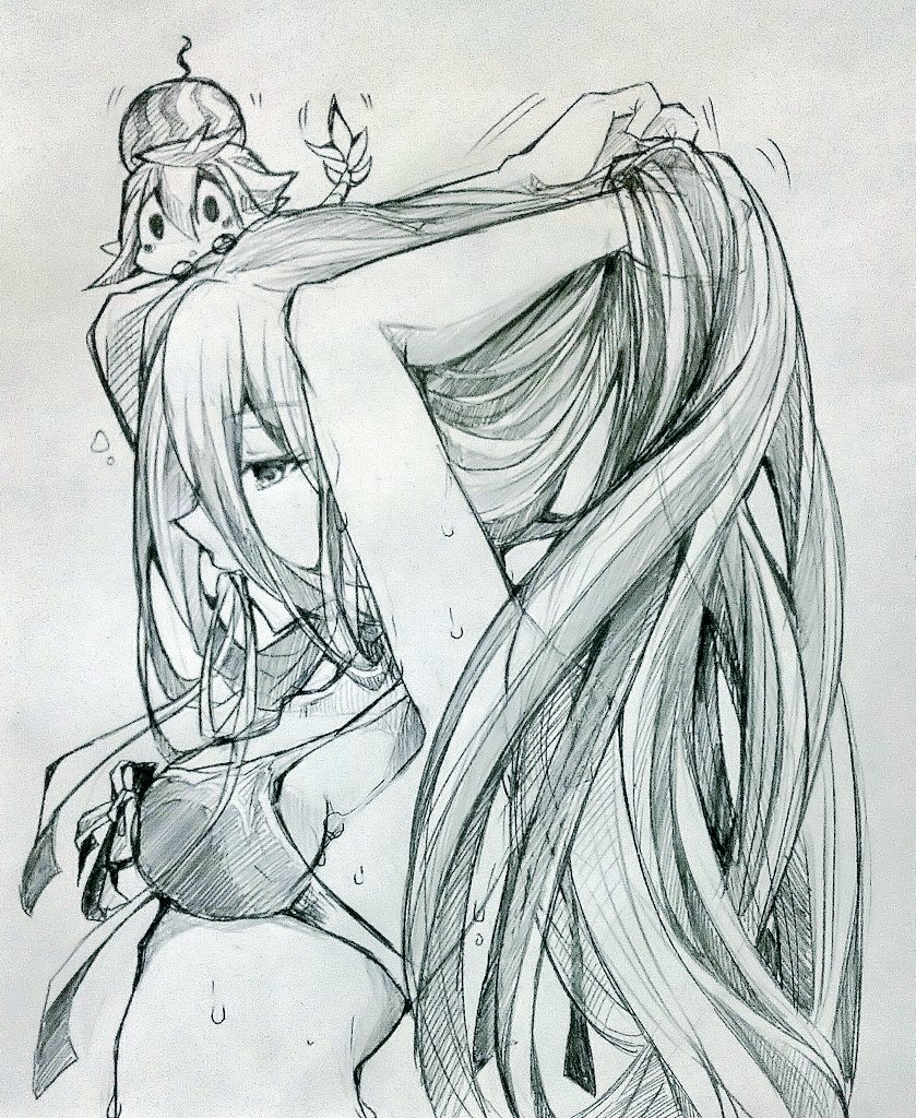azura and male corrin (fire emblem and 1 more) drawn by shiratsu_(white-seaside)