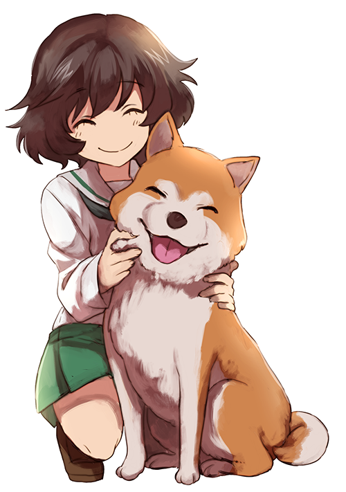 akiyama yukari (girls und panzer) drawn by oono_imo