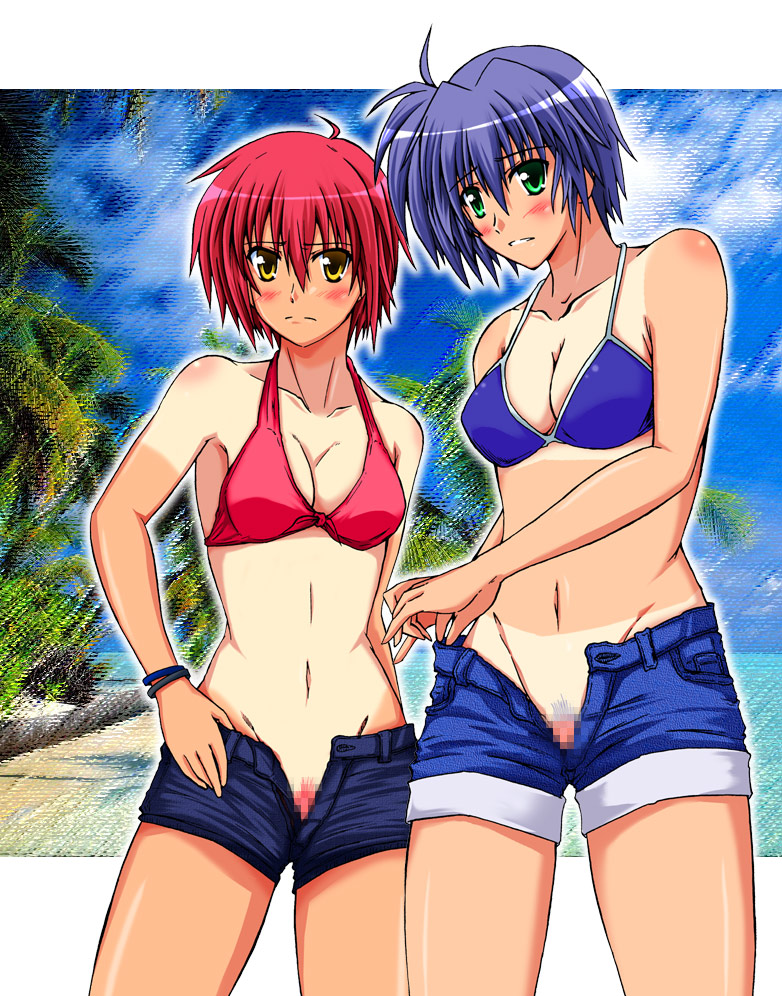 subaru nakajima and nove (lyrical nanoha and 1 more) drawn by sakazaki_akira