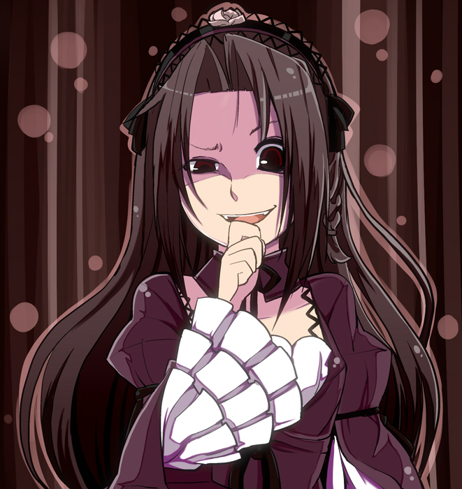 suigintou and kakizaki megu (rozen maiden) drawn by yayo_(yakuyoru)