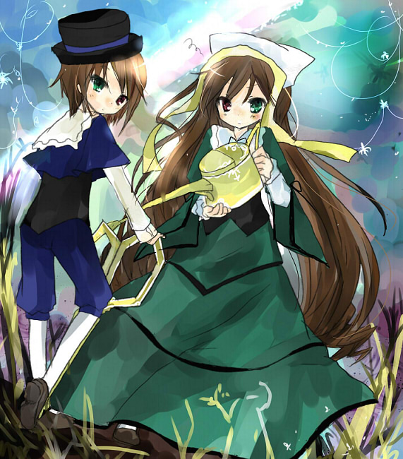 suiseiseki and souseiseki (rozen maiden) drawn by tsukiyo_(skymint)