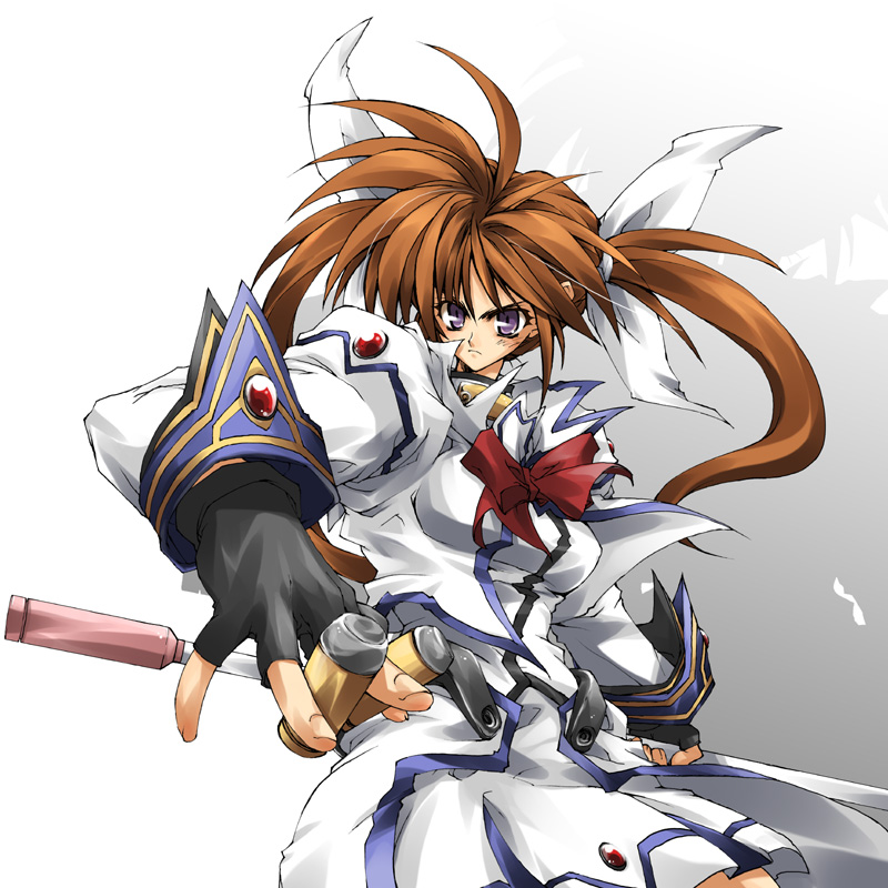 takamachi nanoha and raising heart (lyrical nanoha and 1 more) drawn by matsuno_canel