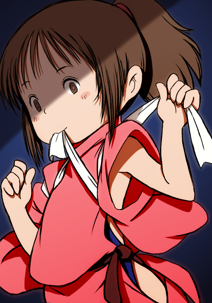 ogino chihiro (sen to chihiro no kamikakushi) drawn by beeru_(veil8801)