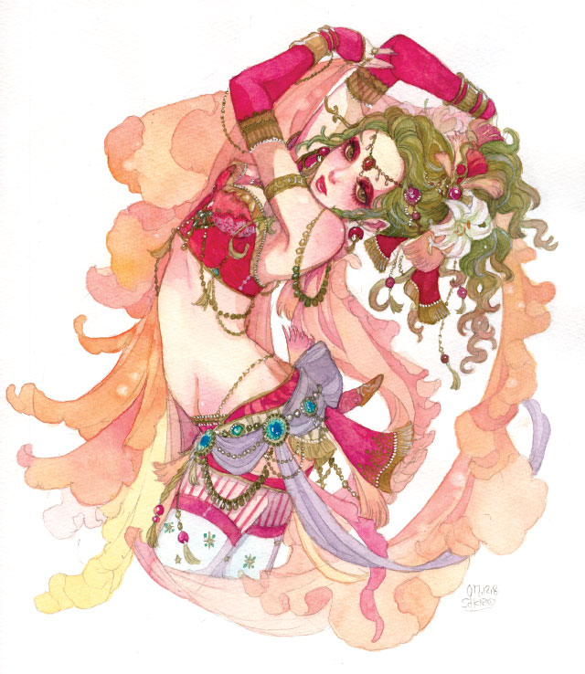 terra branford (final fantasy and 1 more) drawn by sakizou