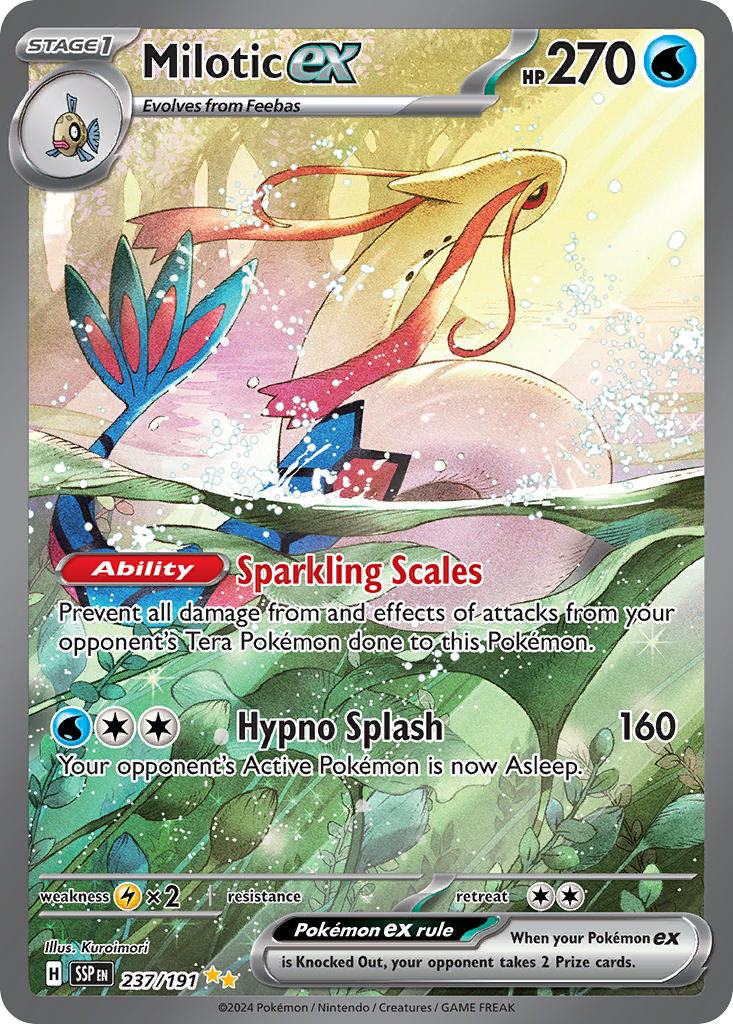 milotic and feebas (pokemon and 1 more) drawn by kuroimori