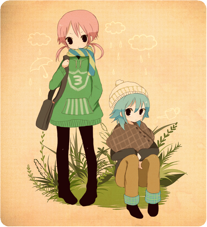 kirino ranmaru and kariya masaki (inazuma eleven and 1 more) drawn by ayu_(mog)