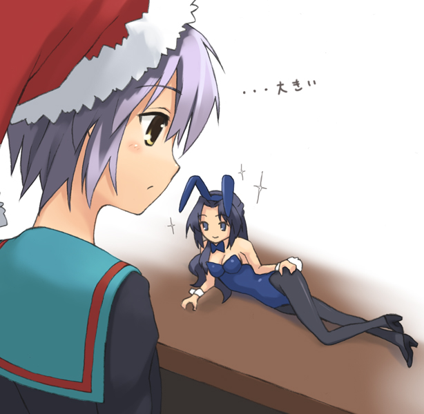 nagato yuki and asakura ryoko (suzumiya haruhi no yuuutsu) drawn by oryo_(oryo04)