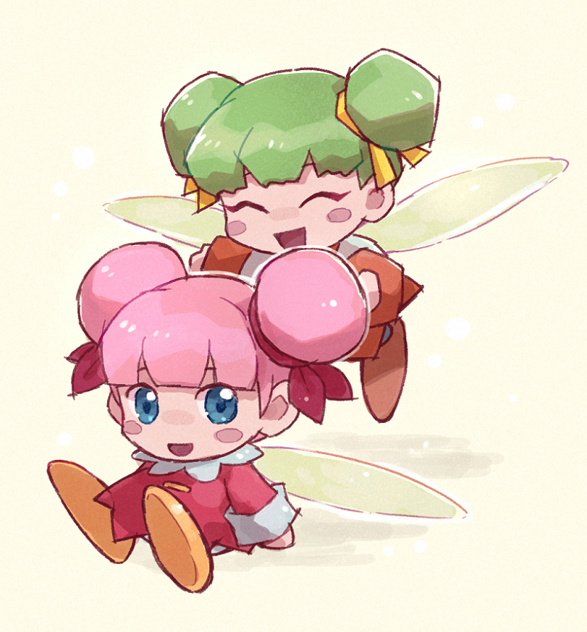 ribbon and fairy citizen (kirby and 1 more) drawn by chiimako