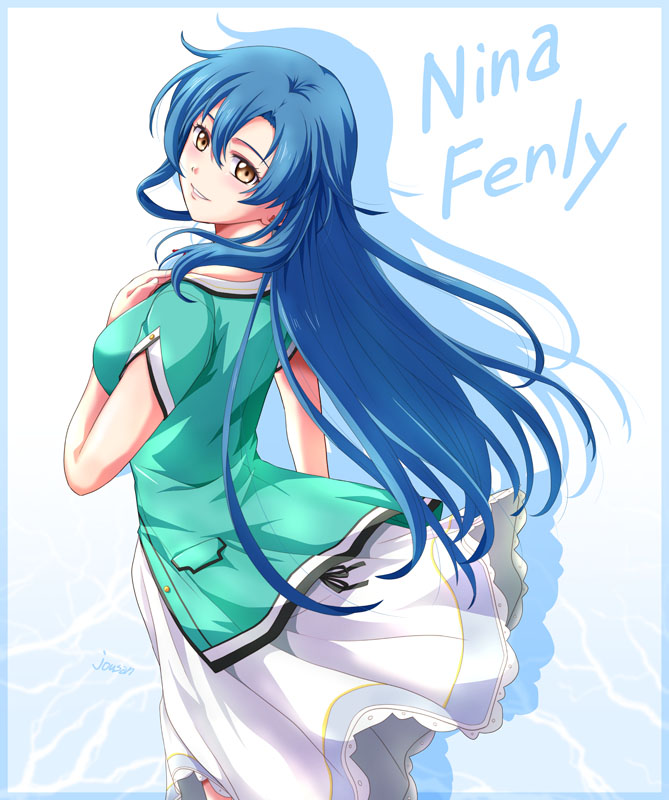 nina fenly (eiyuu densetsu and 2 more) drawn by xiacheng_tatsuya
