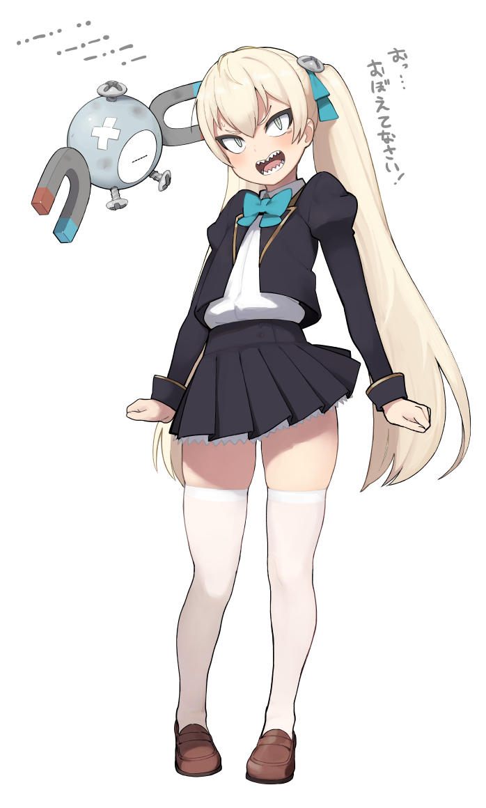 magnemite and magne (original and 1 more) drawn by accio
