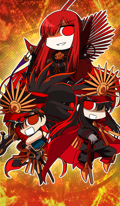 oda nobunaga and oda kippoushi (fate and 1 more) drawn by keikenchi