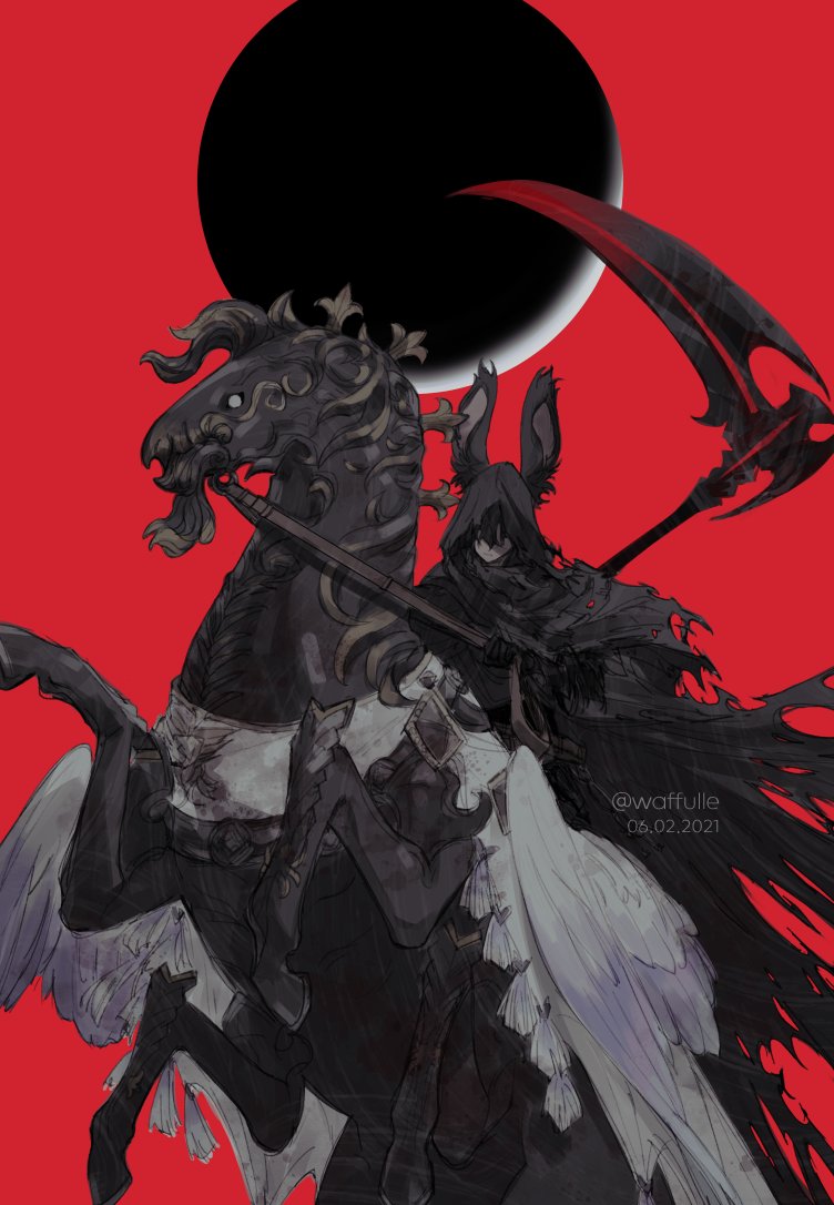 reaper (final fantasy and 1 more) drawn by waffulle