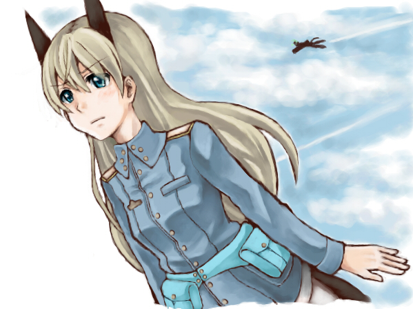eila ilmatar juutilainen (world witches series and 1 more) drawn by jikasei