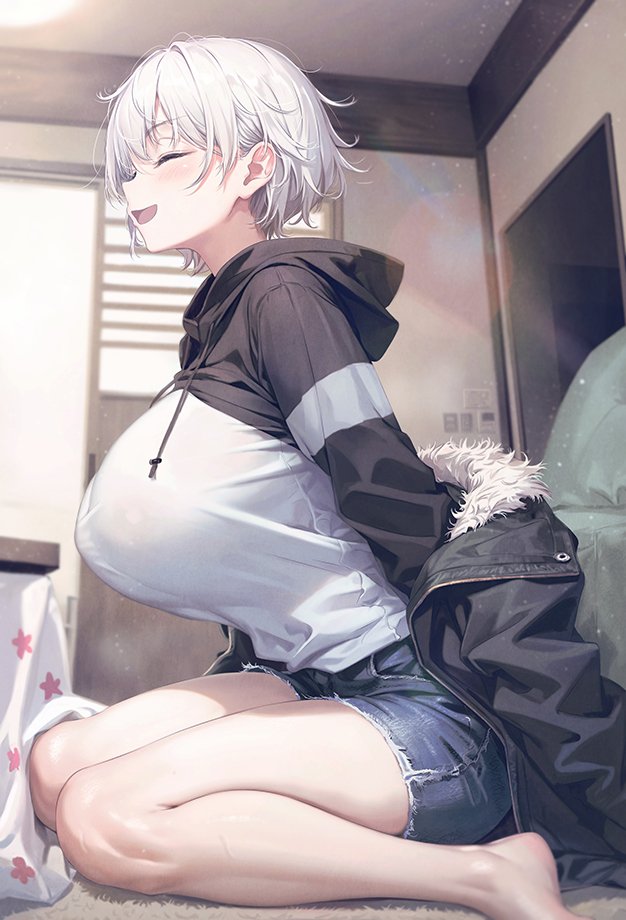 tomboy childhood friend (original) drawn by kurono_mitsuki