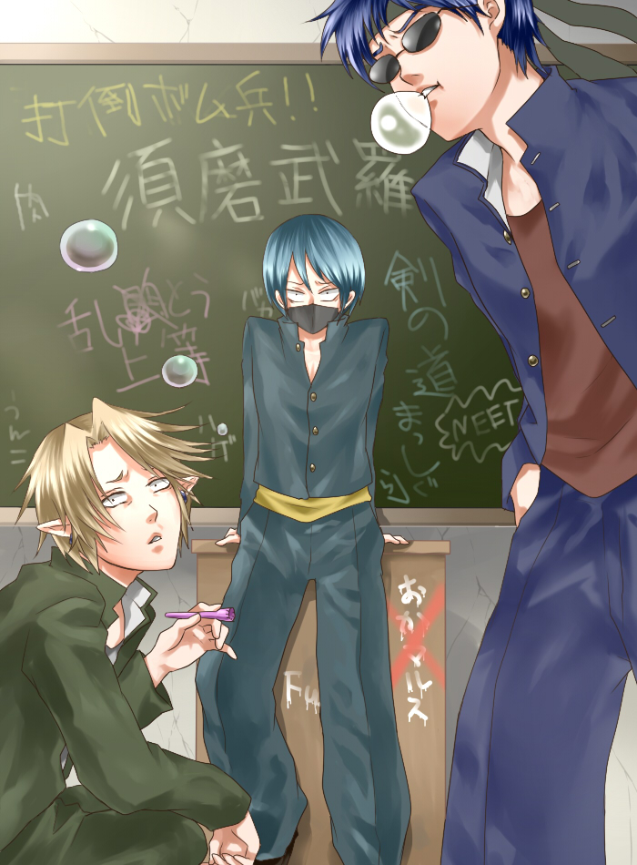 link, ike, and marth (fire emblem and 4 more) drawn by wasabi_(legemd)
