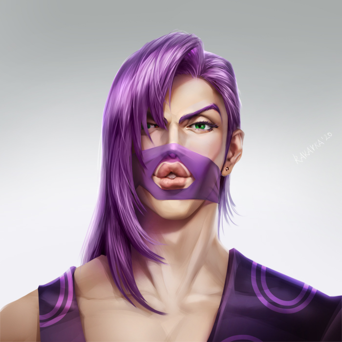 melone (jojo no kimyou na bouken and 1 more) drawn by rakavka