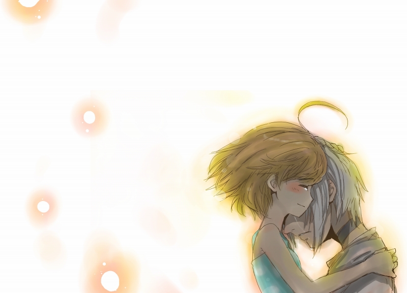accelerator and last order (toaru majutsu no index) drawn by kagami_(nakatsuki)