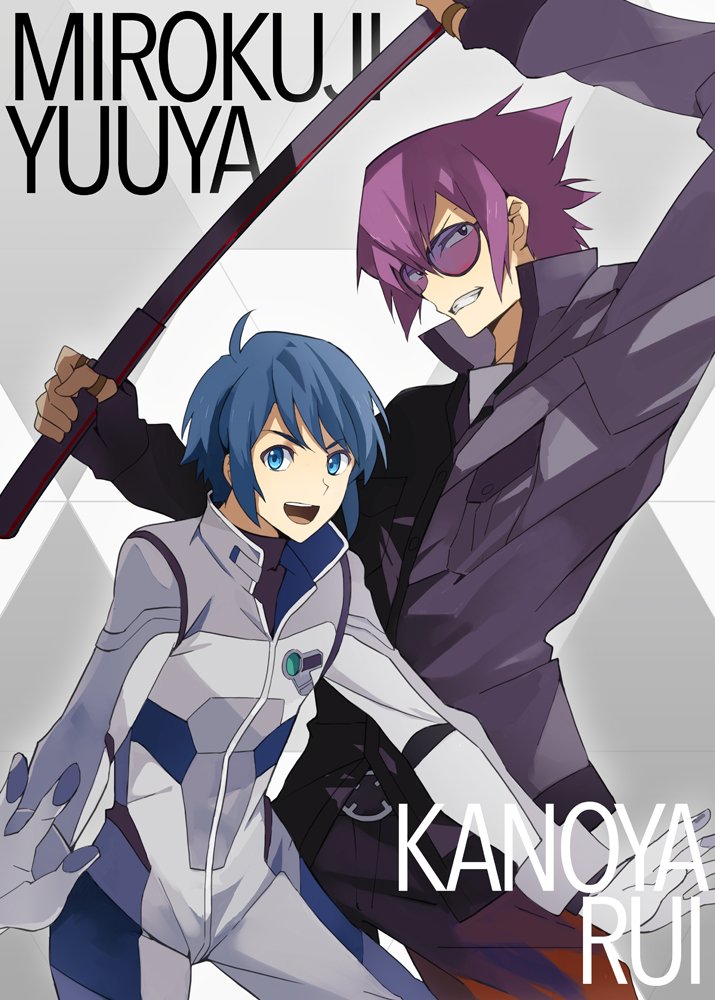 mirokuji yuuya and kanoya rui (re:creators) drawn by takerusilt