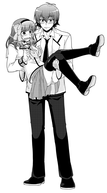 nakamura yuri and noda (angel beats!) drawn by mitsuzuka_moriko