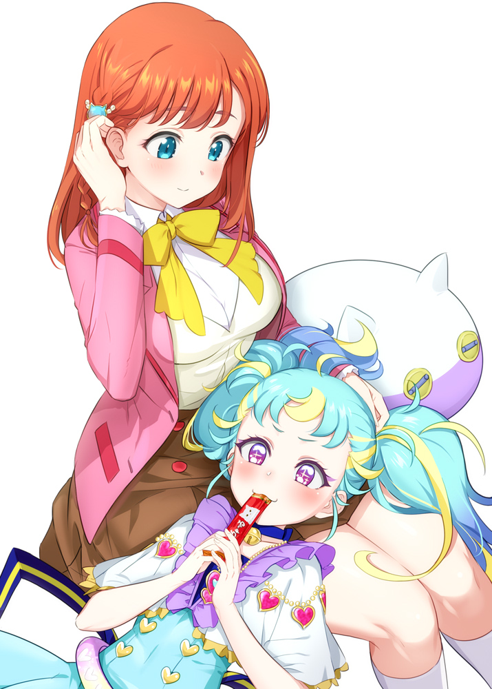 myamu and hibino matsuri (pretty series and 1 more) drawn by usaginiku1123