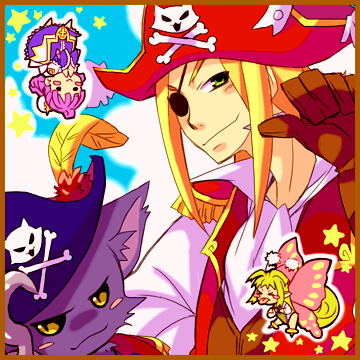 eclair, nyanko, homard, mamelon, and yattanya (la pucelle) drawn by tsuyuka_(sunny_spot)