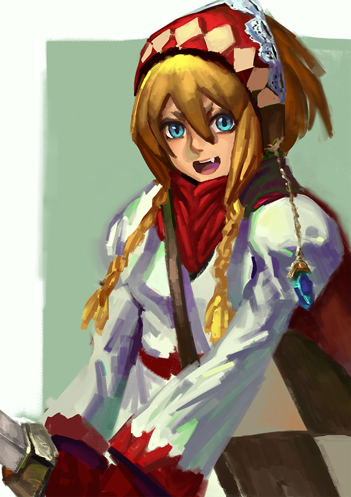 white mage, swordsman, and swordsman 4 (final fantasy and 2 more) drawn by doodle_(artist)