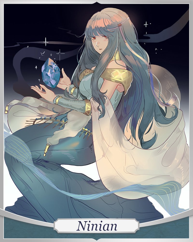ninian (fire emblem and 1 more) drawn by ormille