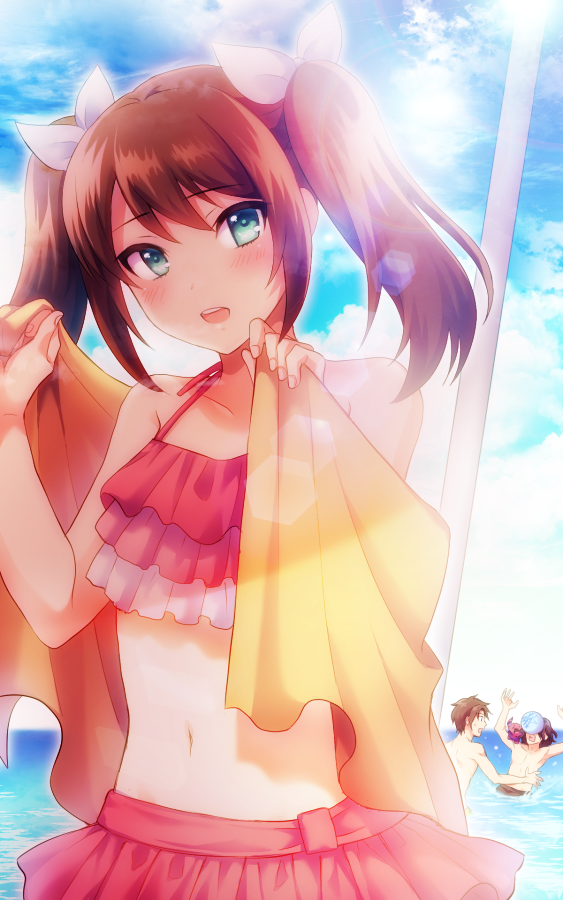 mizushima saki, kashiwagi tsubasa, asselin bb ii, and satan (idolmaster and 1 more) drawn by shiron_(shiro_n)