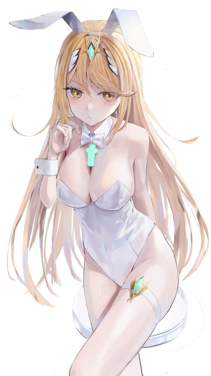 mythra (xenoblade chronicles and 1 more) drawn by shiroshiroghost