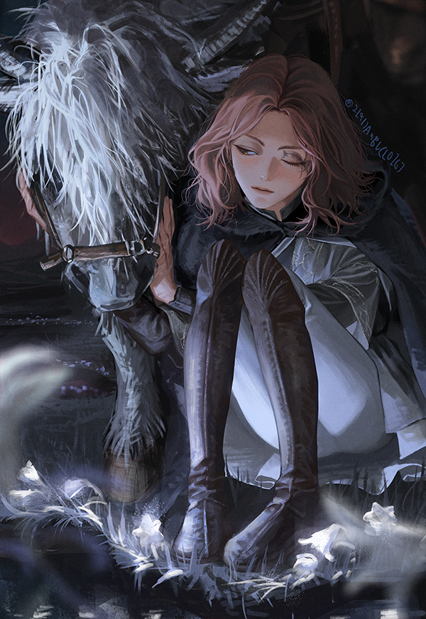 melina and torrent (elden ring) drawn by blackbox_(blackbox9158)