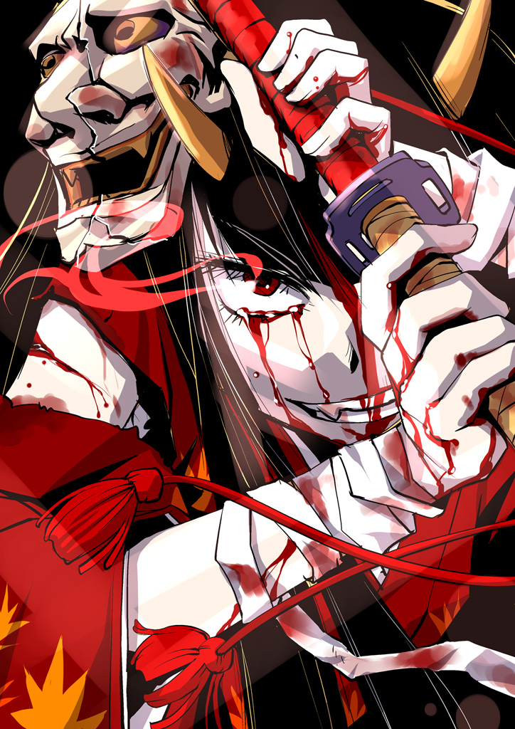hinomoto oniko (original and 1 more) drawn by kamotama
