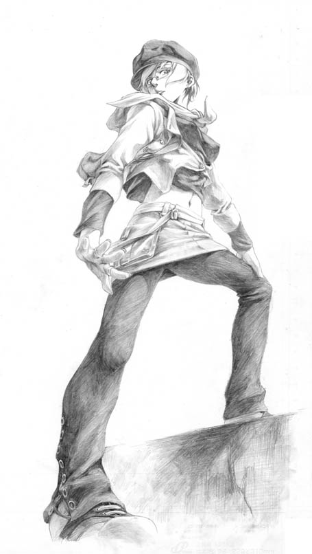 oono hikaru (take on me) drawn by takemura_sessyu
