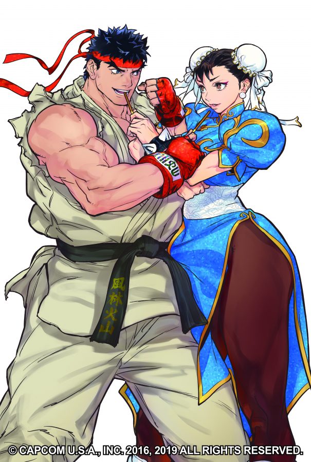 chun-li and ryu (street fighter and 2 more)