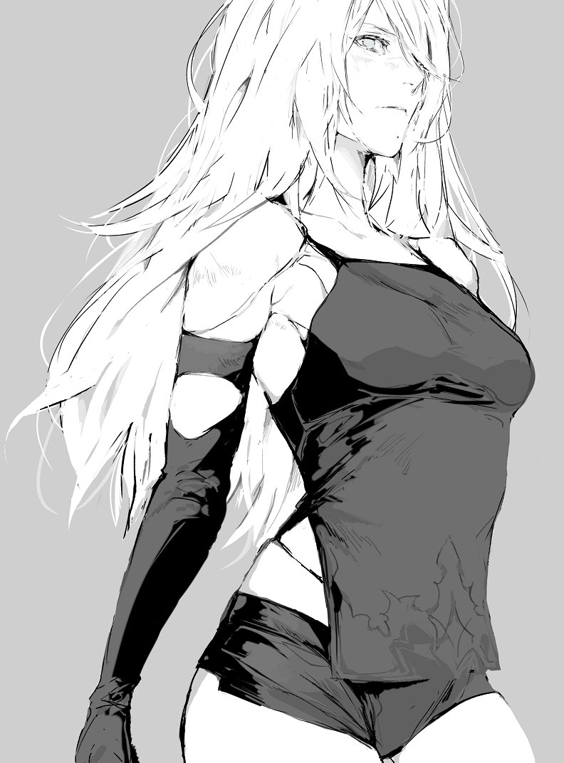 a2 (nier and 1 more) drawn by nishiii26miii