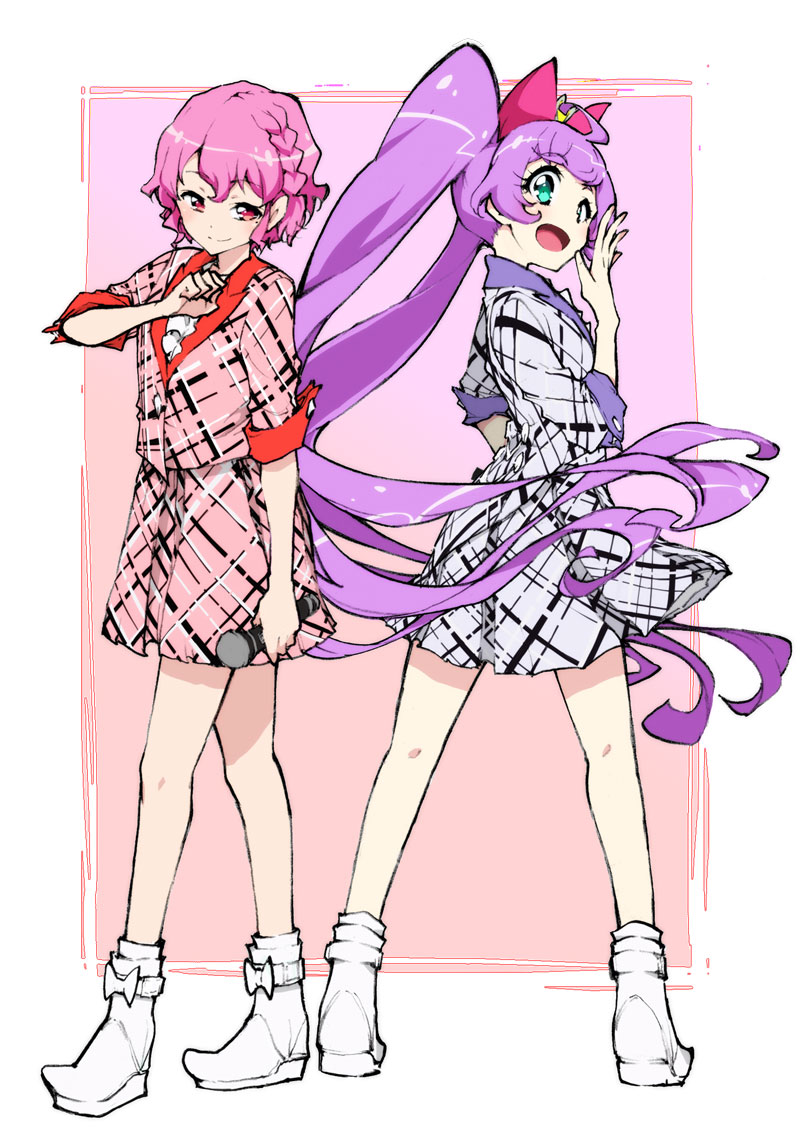 manaka laala and reona west (pretty series and 1 more) drawn by enouchi_ai