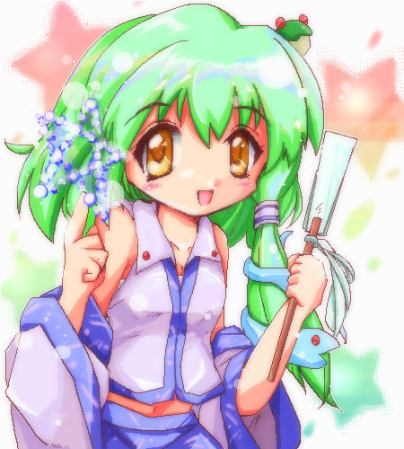 kochiya sanae (touhou) drawn by zipang_(zip@ng_works)