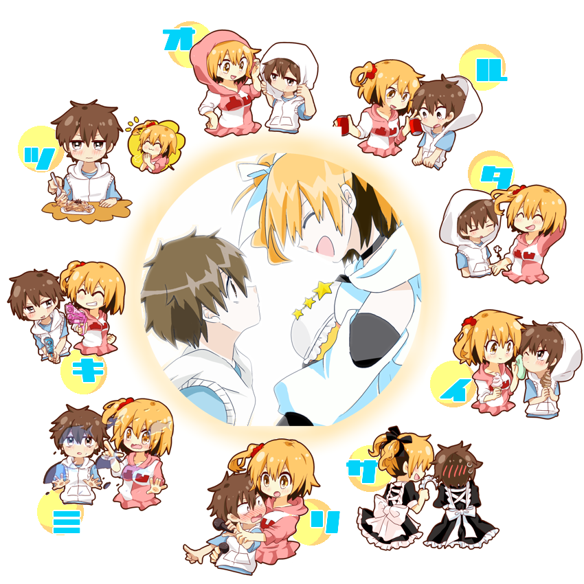 kisaragi momo and amamiya hibiya (kagerou project and 1 more) drawn by komagome_arata